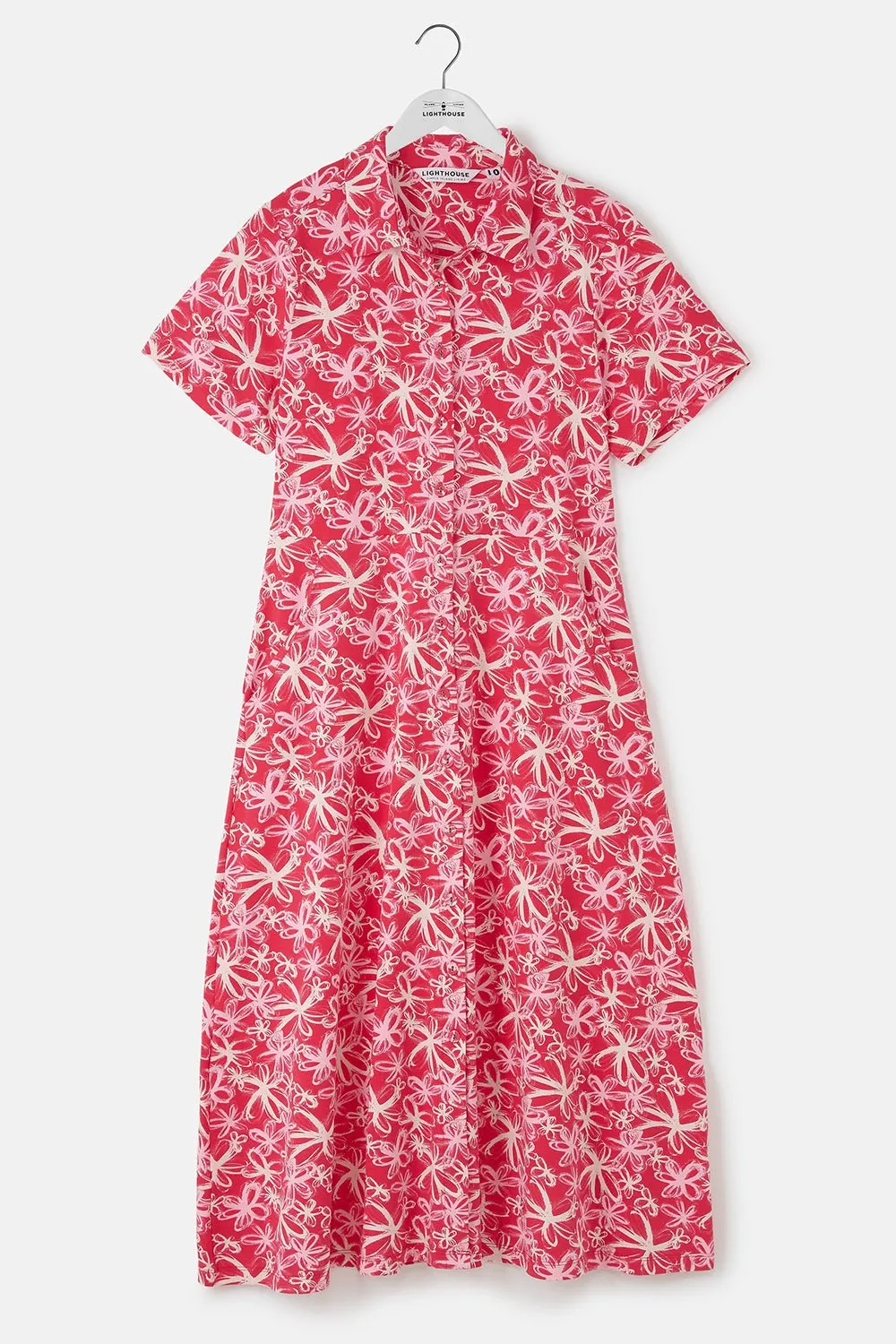 Keira Dress - Raspberry Floral