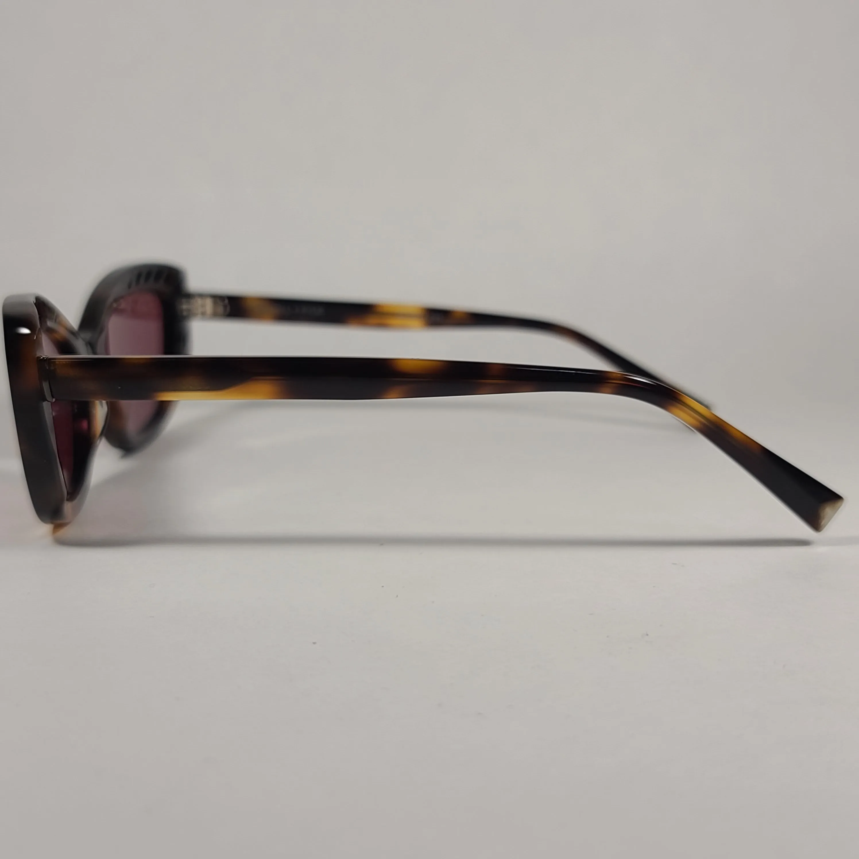 Kendall   Kylie Natalie Cat Eye Sunglasses Brown Tortoise Frame Dark Sherry Lens KK5024D 215