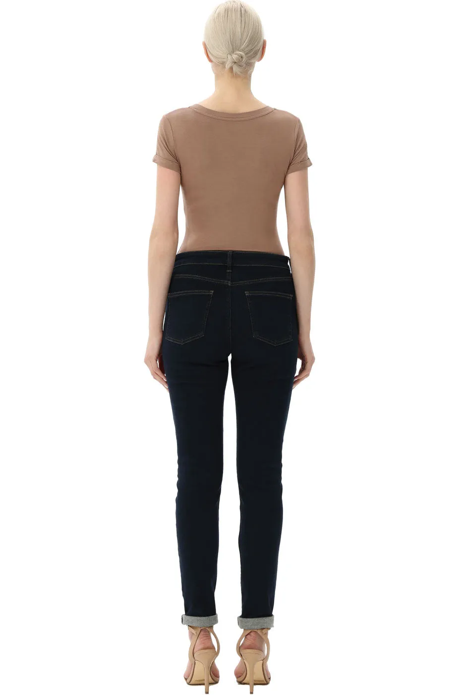 Kimi   Kai Women's V-Neck Basic Bodysuit