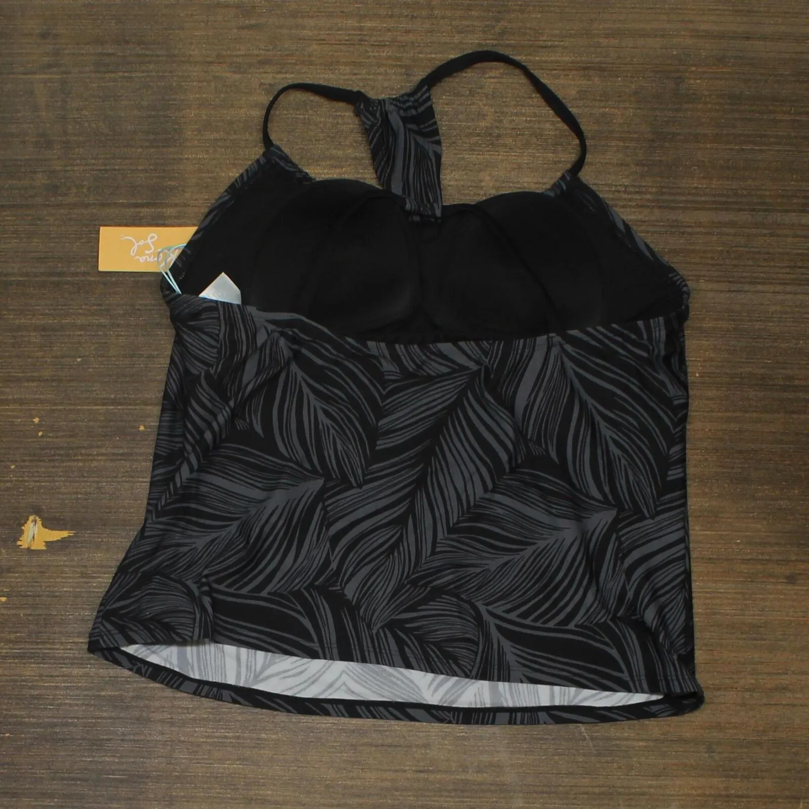 Kona Sol Women's Racerback Tankini Top 76592559 Black L