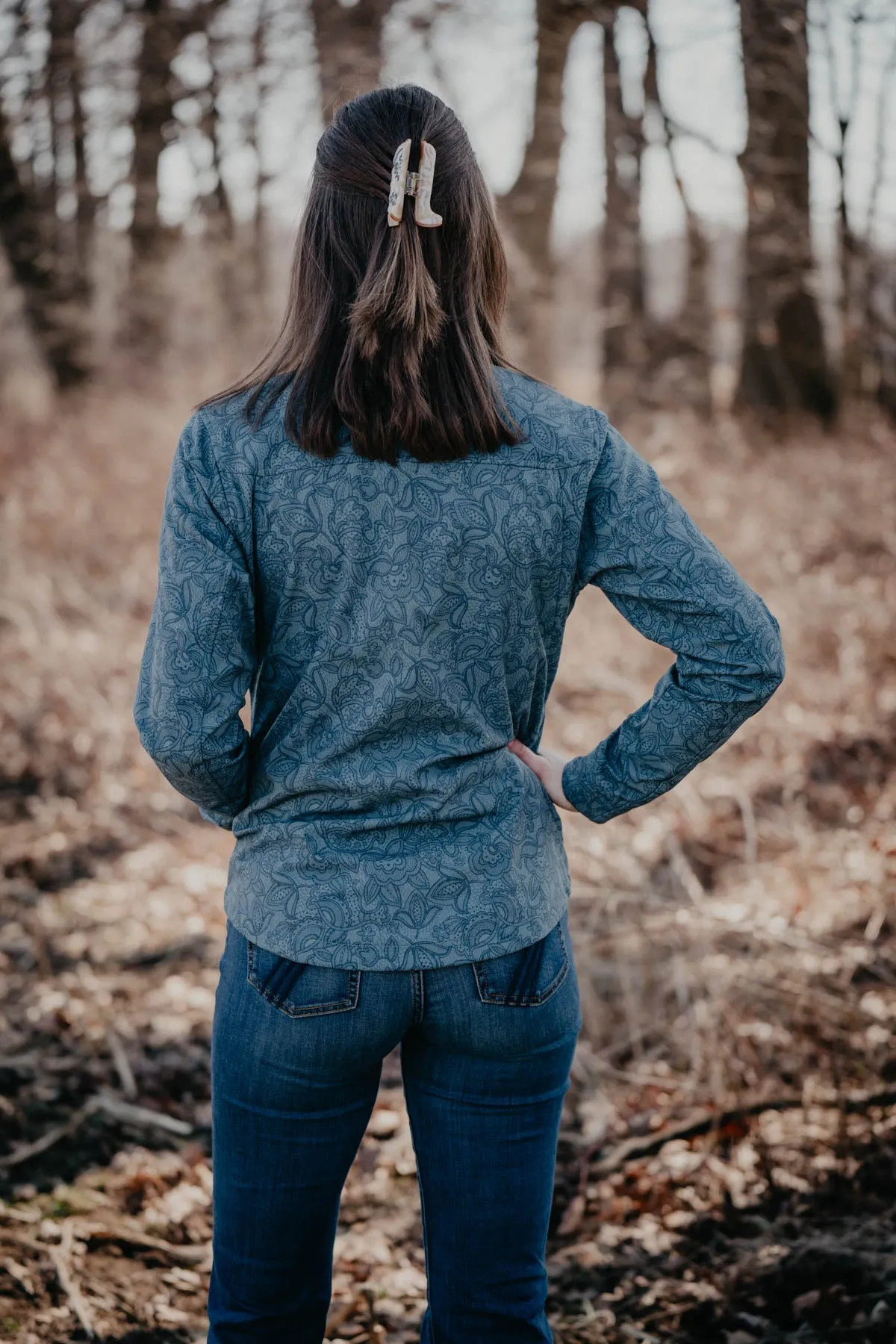 'Lacey' Womens Stormy Blue Softshell Jacket (S & XXL only)