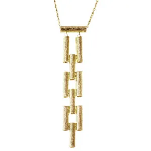 Ladder Necklace | Gold