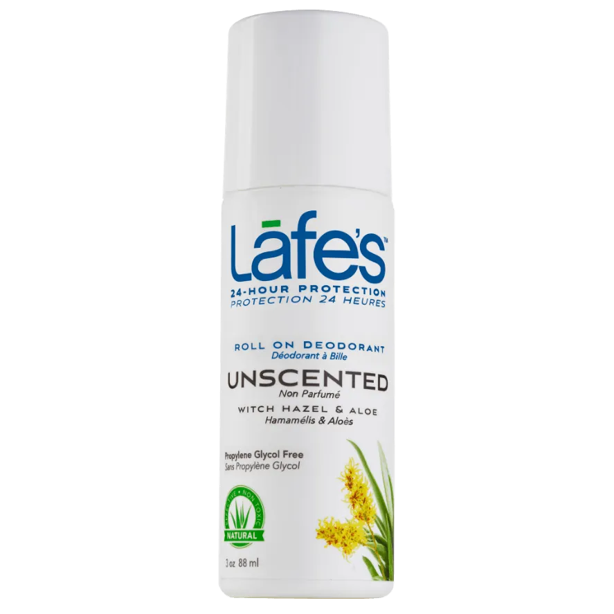 Lafe's Unscented Deodorant Roll-On 73mL