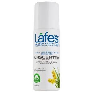 Lafe's Unscented Deodorant Roll-On 73mL
