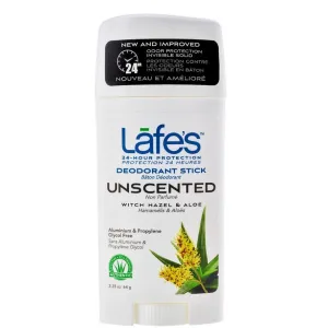 Lafe's Unscented Deodorant Twist-Stick 64g