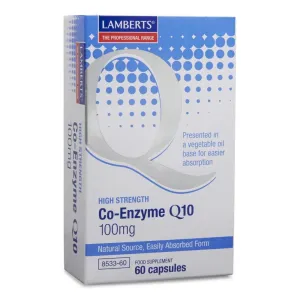 Lamberts coenzyme Q10 100 mg of 60 capsules