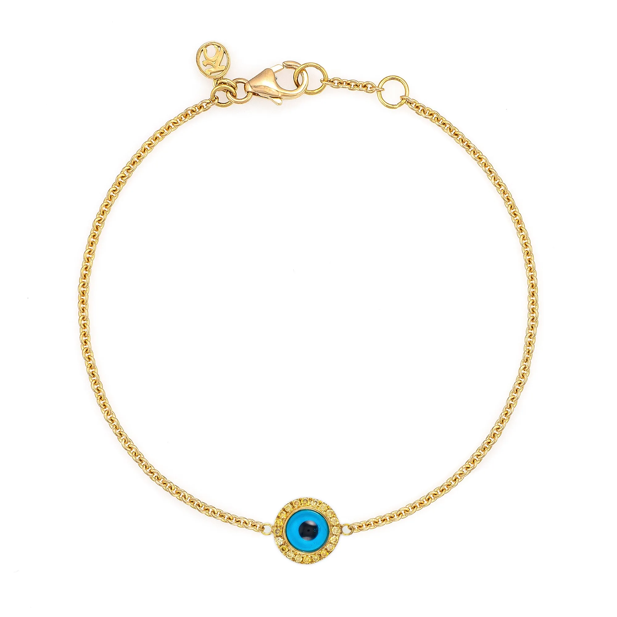 Large Round Diamond Turkish Eye