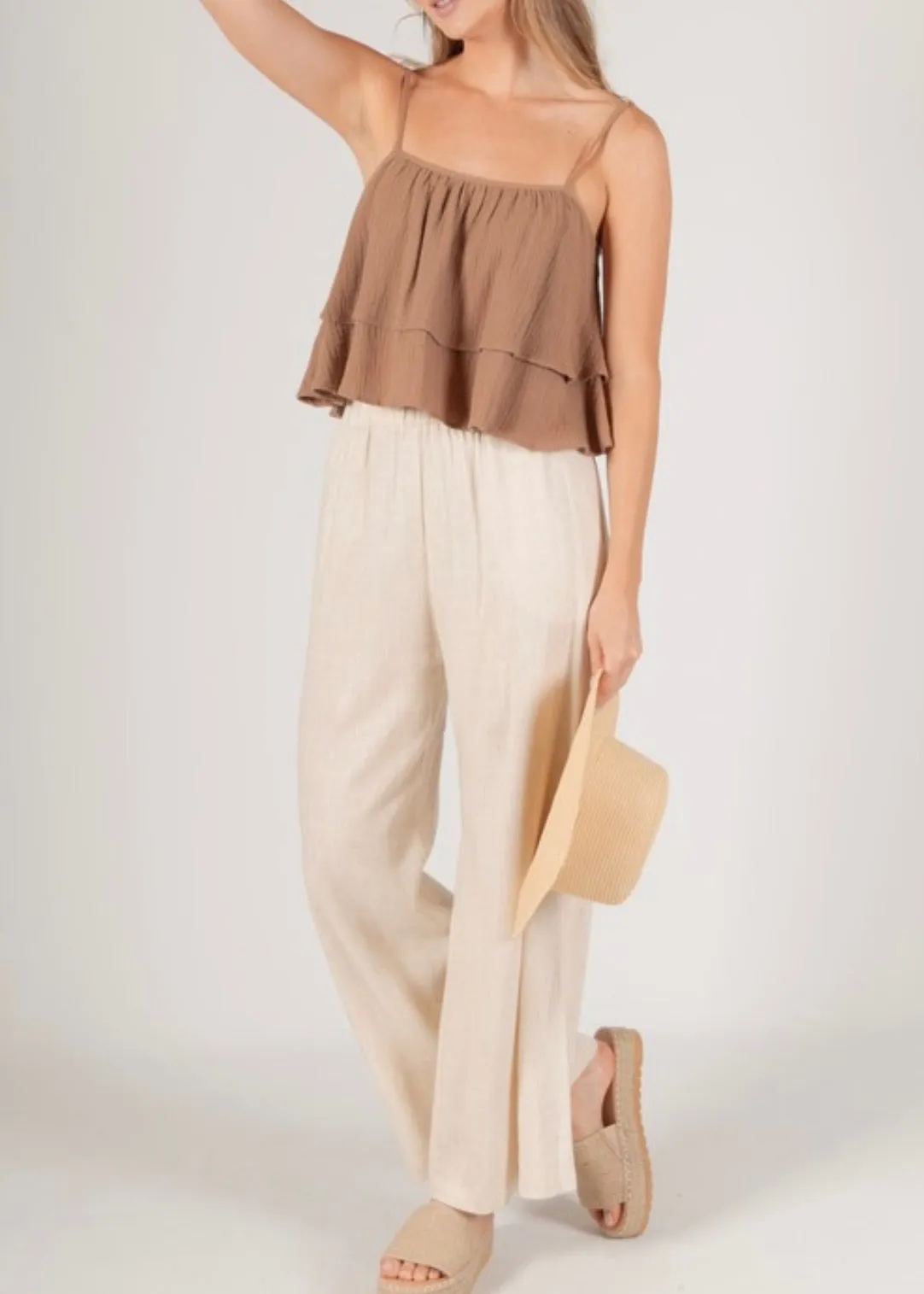 Latte Crop Cami