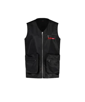 LE SONNET Out Pocket Vest - Black
