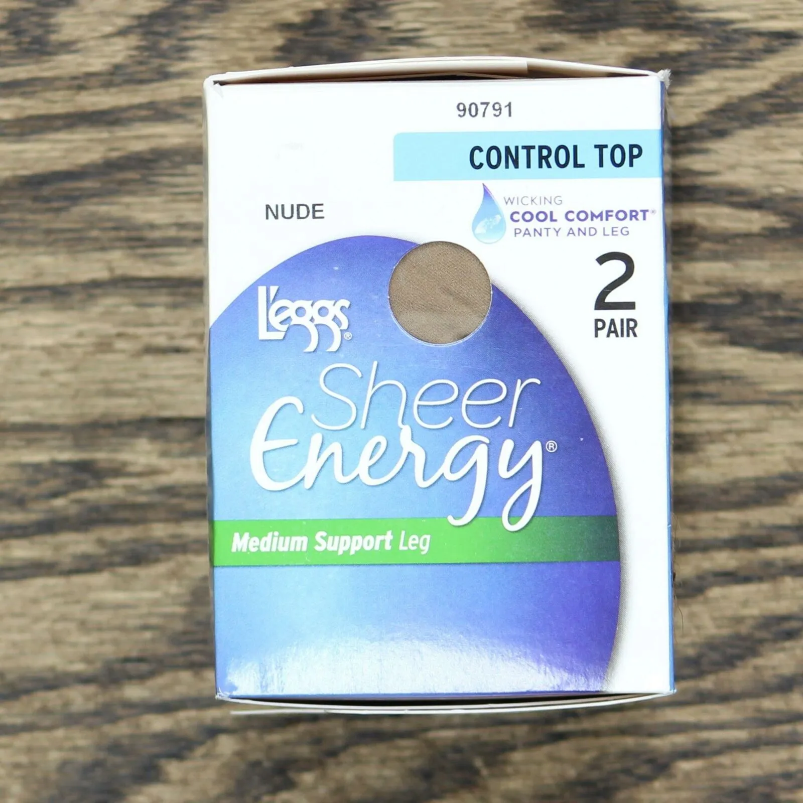 L'eggs Sheer Energy Women's Control Top 2 Pack Pantyhose. 35400