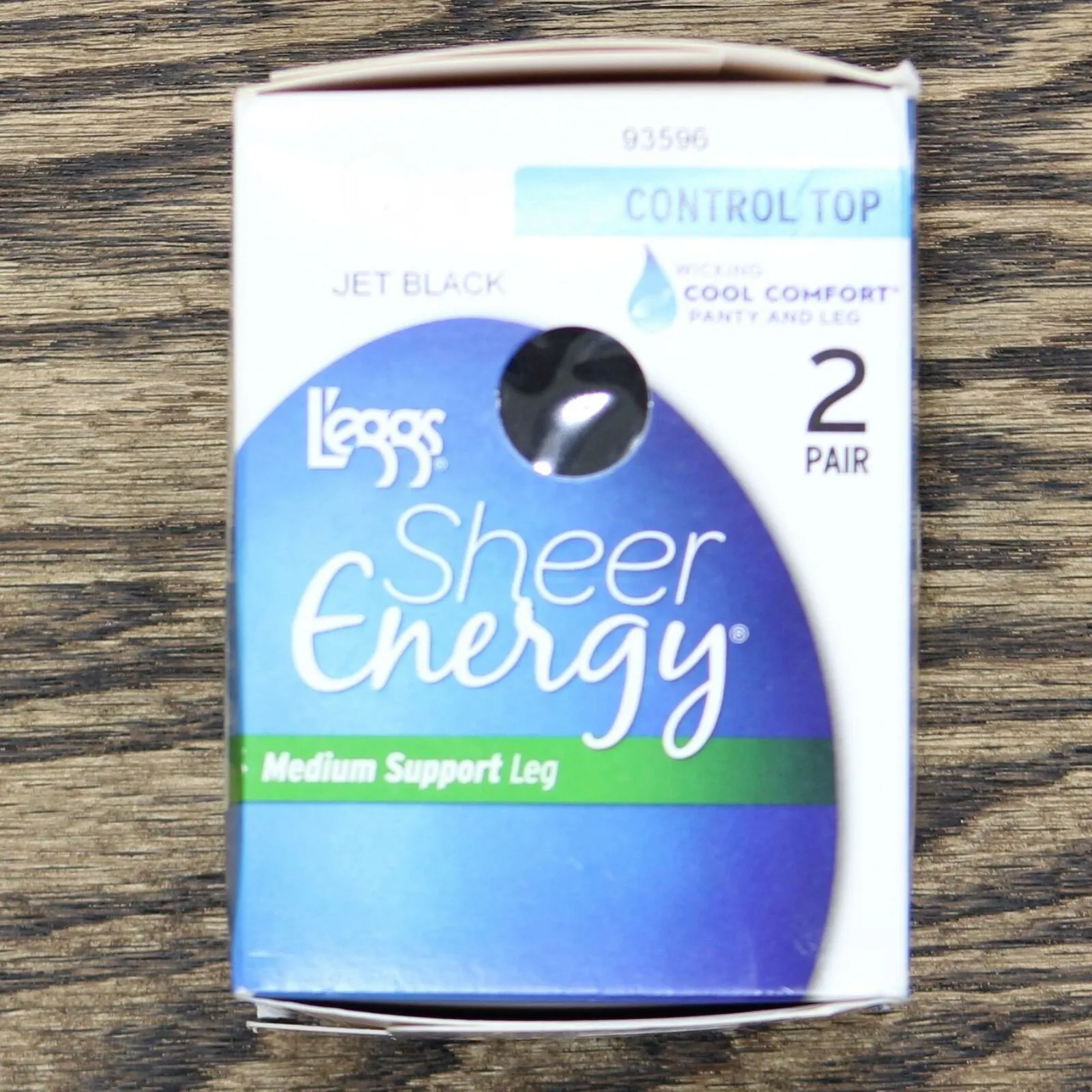 L'eggs Sheer Energy Women's Control Top 2 Pack Pantyhose. 35400
