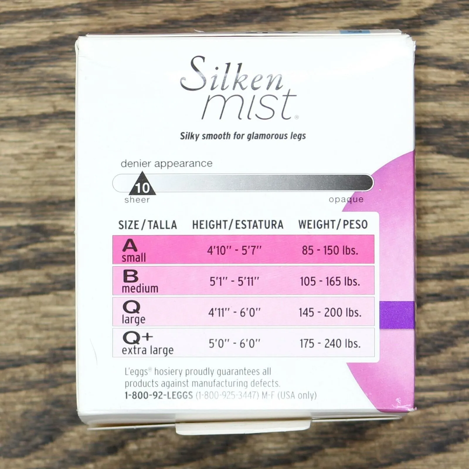 L'eggs Silken Mist Women's Ultra Sheer Run Resistant Pantyhose. 20170