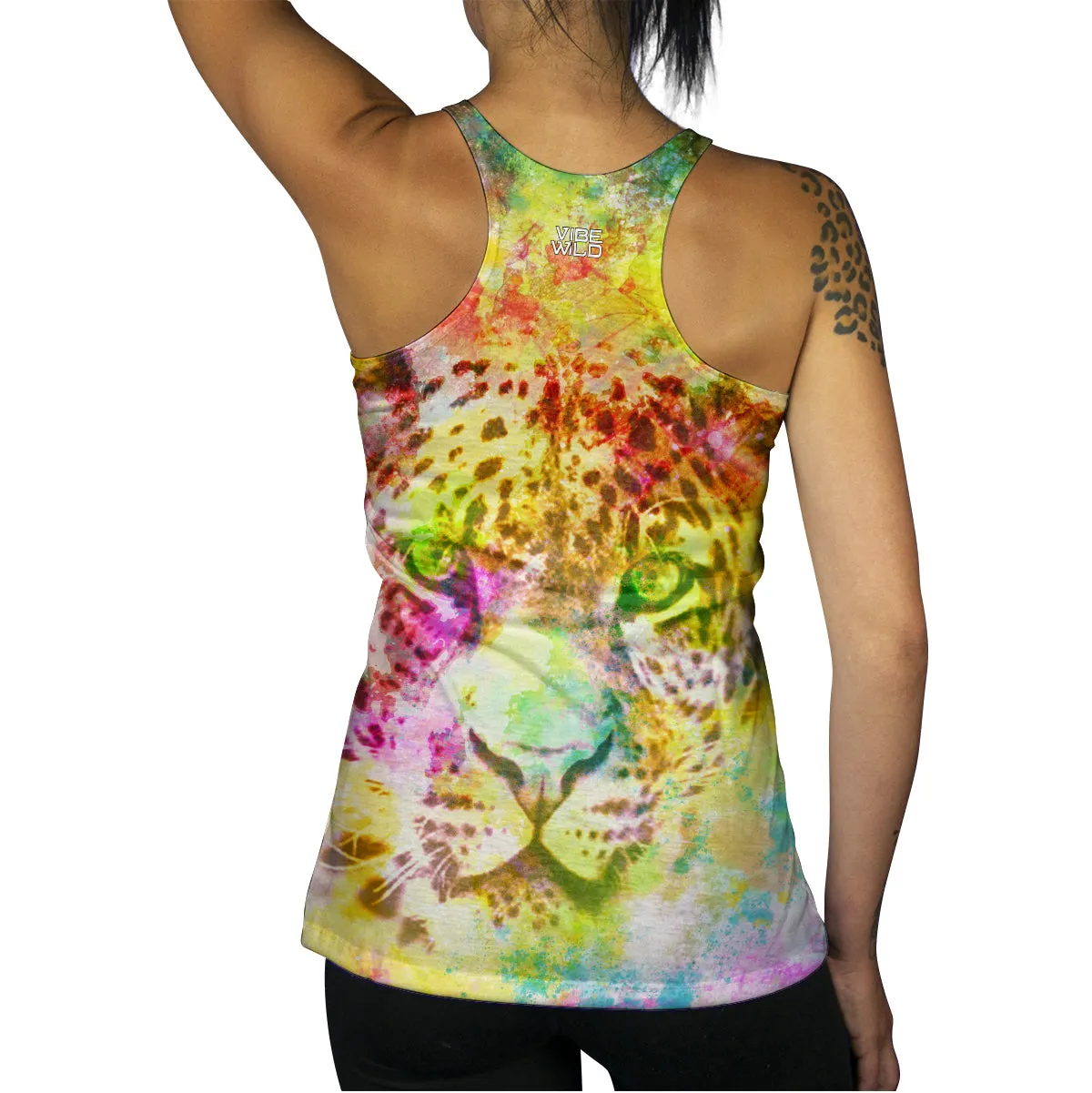 Leopard Dreams Racerback Tank
