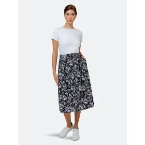 Leota Women's Mindy Skirt in Bouquet Black Size Small