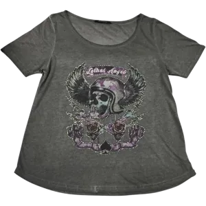 Lethal Threat Women's V-Neck Shirt