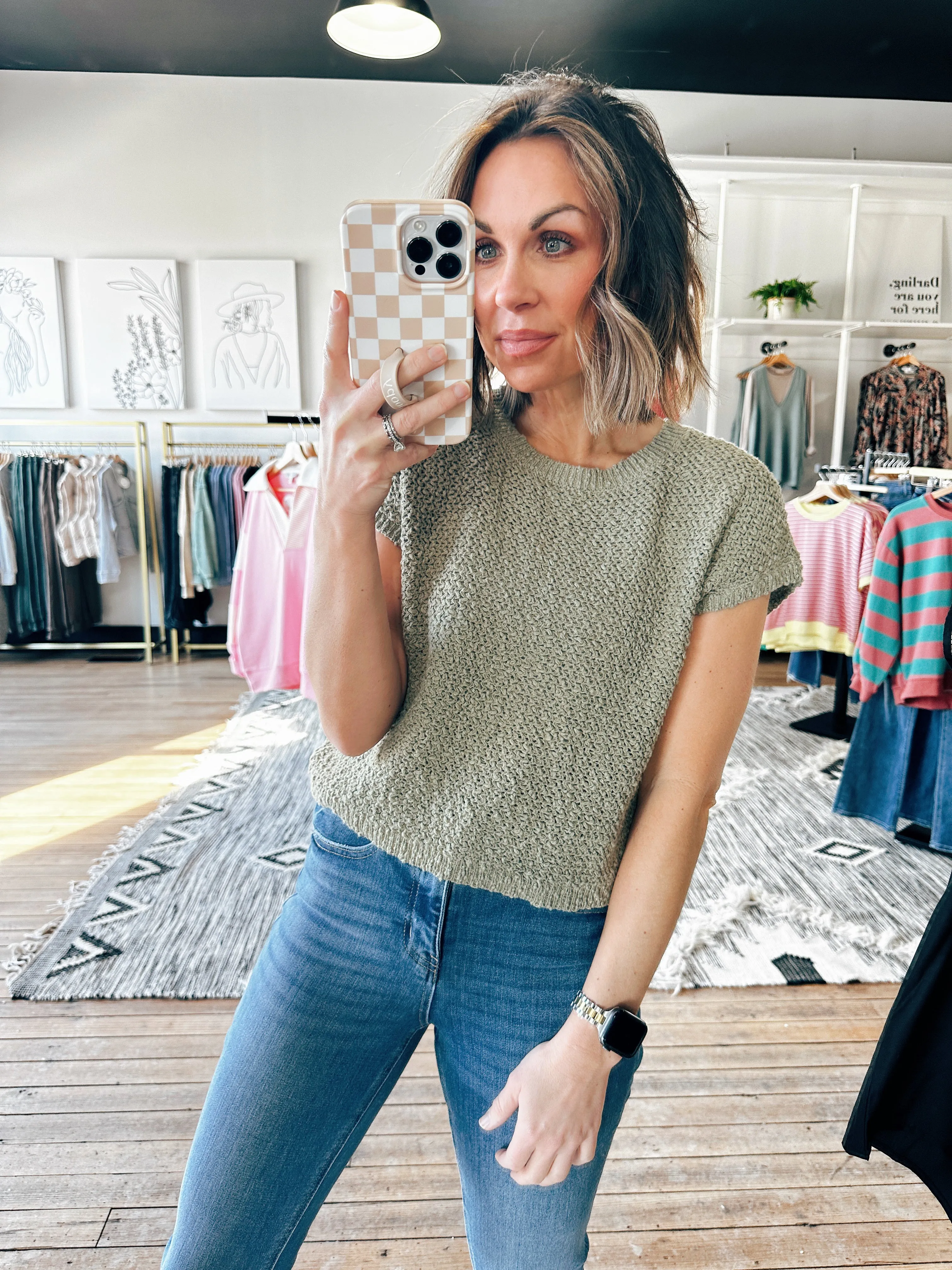 Light Olive Knit Sweater