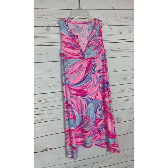 Lilly Pulitzer Women's XXS Extra Extra Small Pink Swing Havana Sleeveless Dress