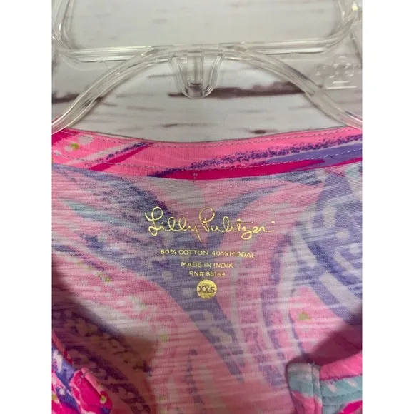 Lilly Pulitzer Women's XXS Extra Extra Small Pink Swing Havana Sleeveless Dress