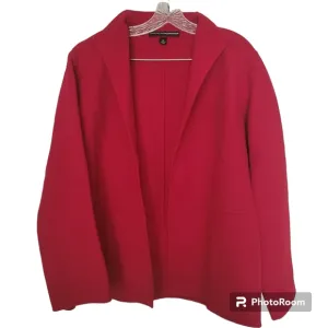 Linda Allard Ellen Tracy Wool Open Front Blazer Jacket Size 10‎
