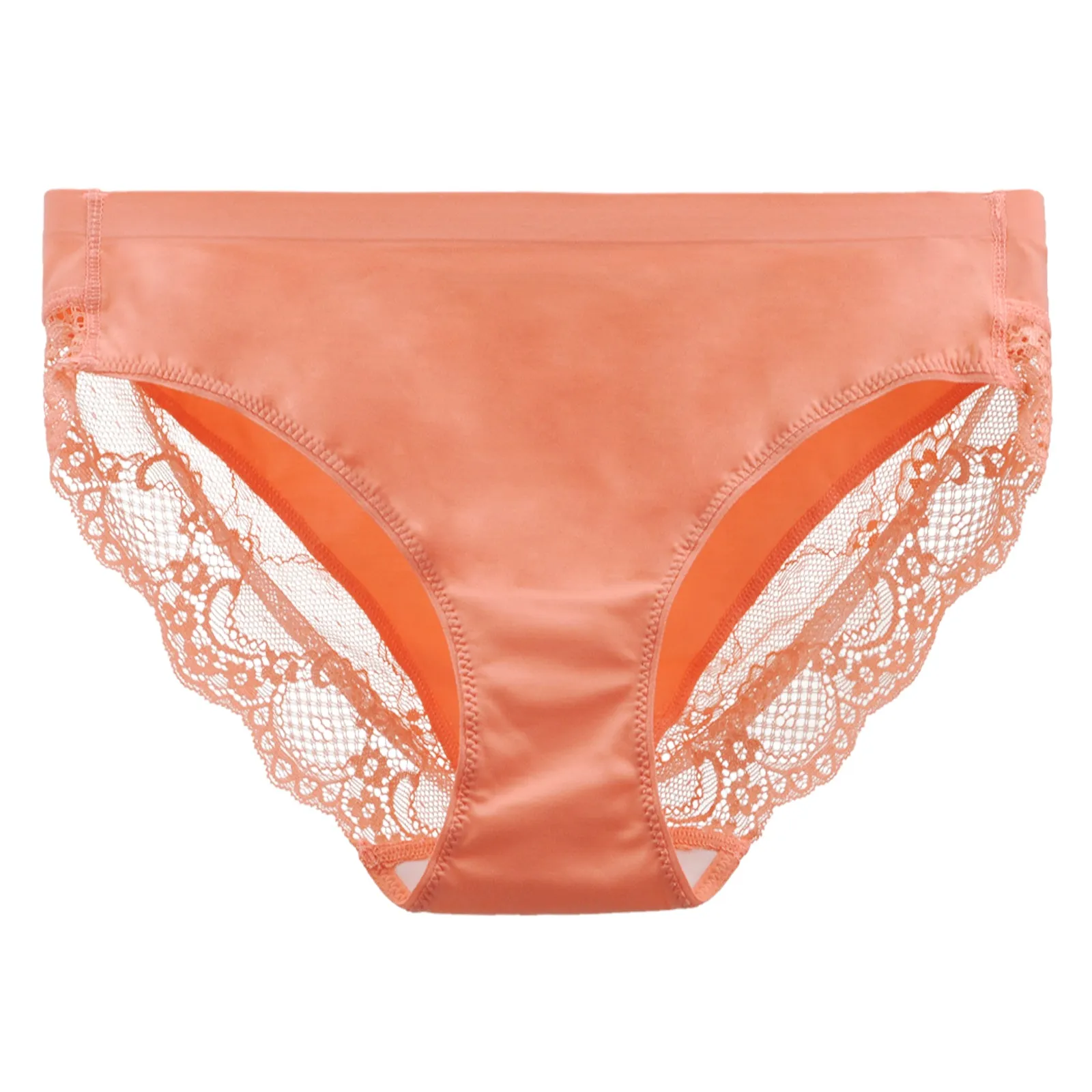 LIQQY Women's 4 or 8 Pack Comfortable No Ride up Lace Coverage Bikinis Underwear