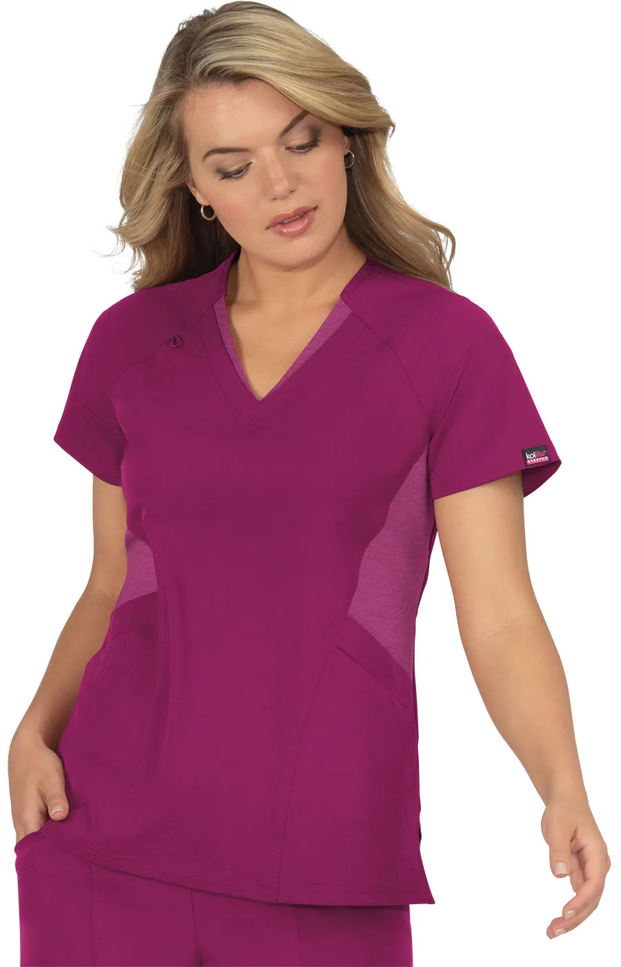 Lite Stretch 1042 Transform Top Raspberry