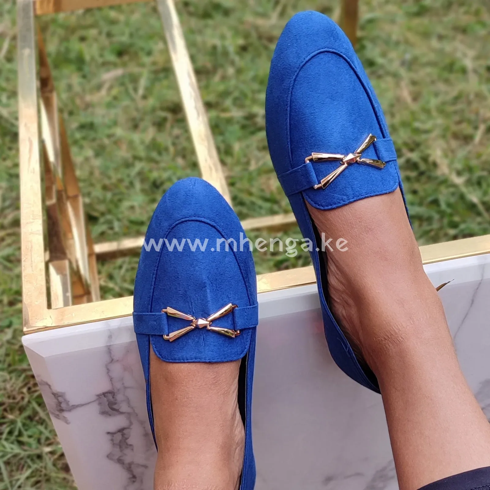 Loafers , Women shoes loafer with metal , ladies shoe buckle flats