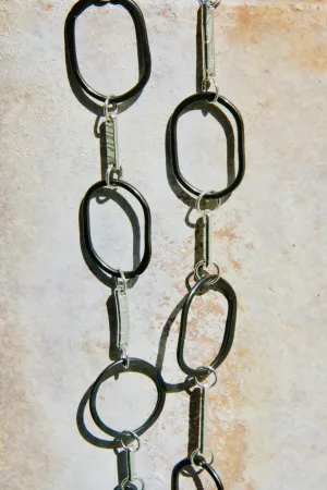 Long Bar Chain Necklace