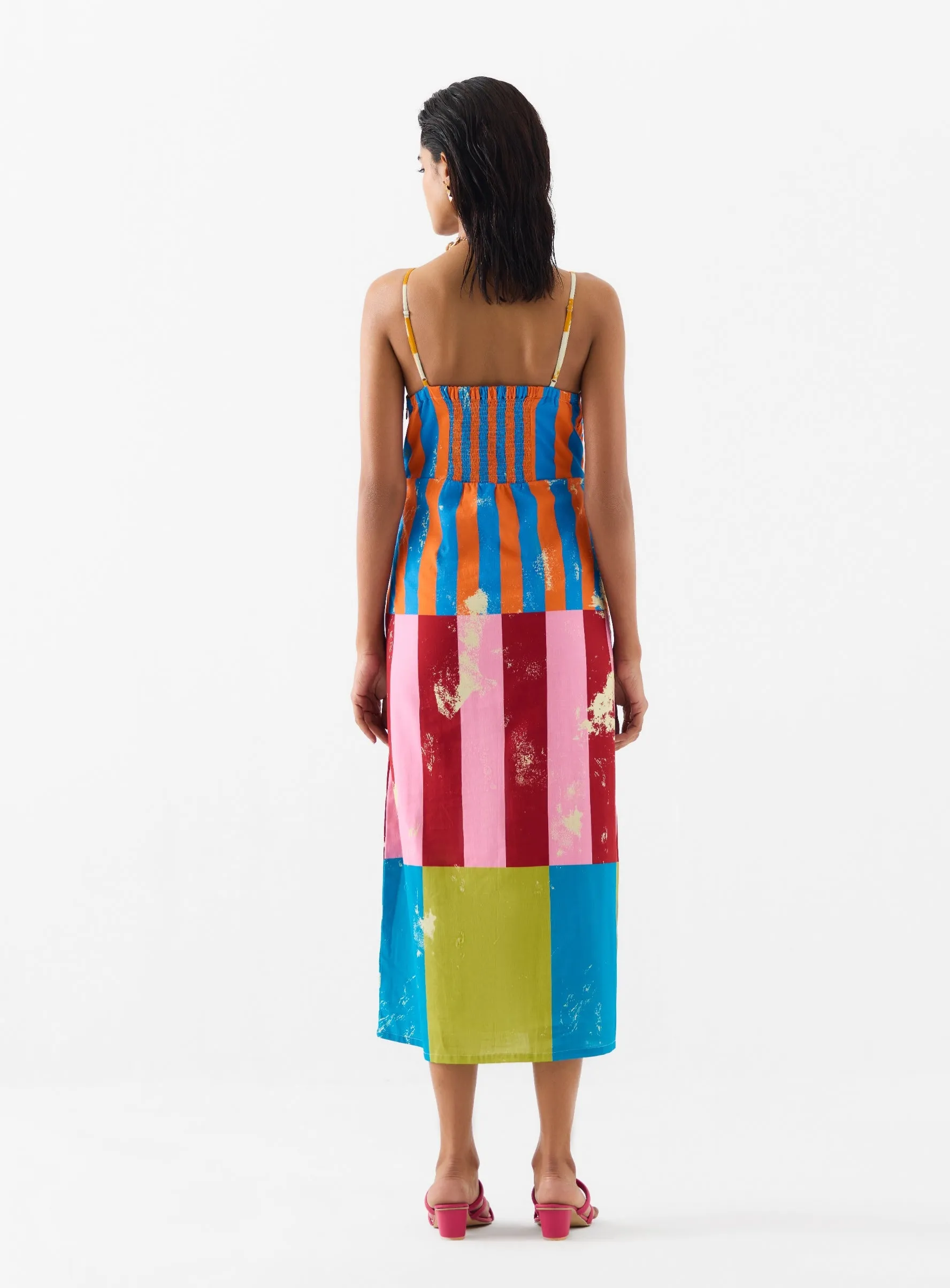Long beach strappy dress