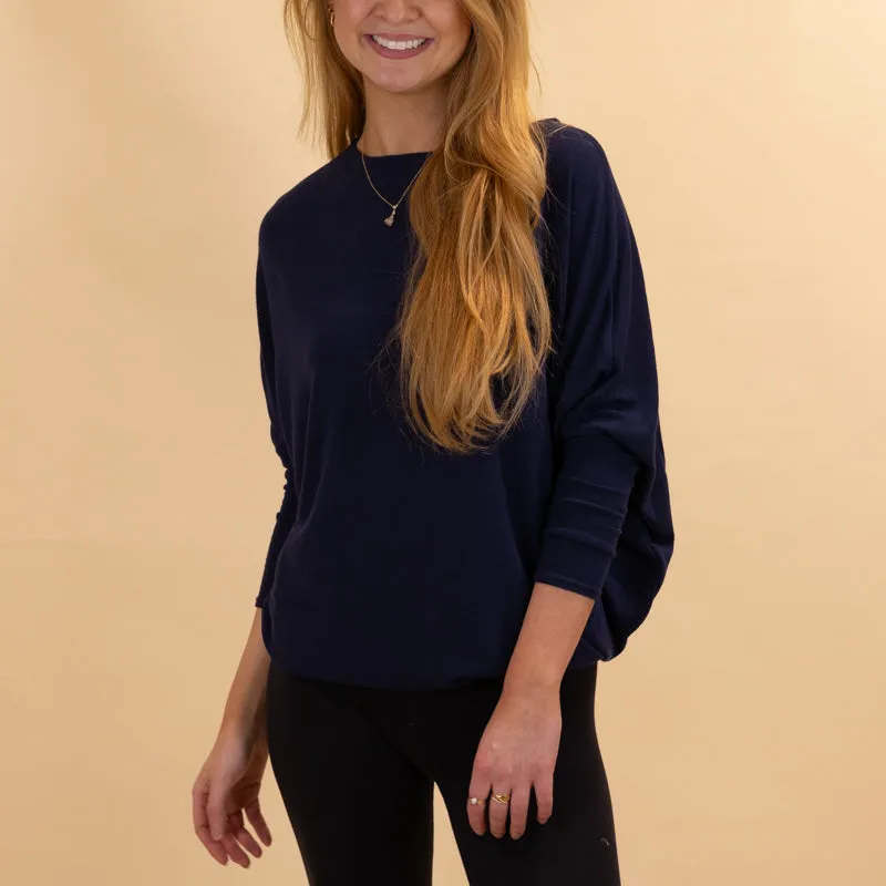 Long Sleeve Cocoon Top