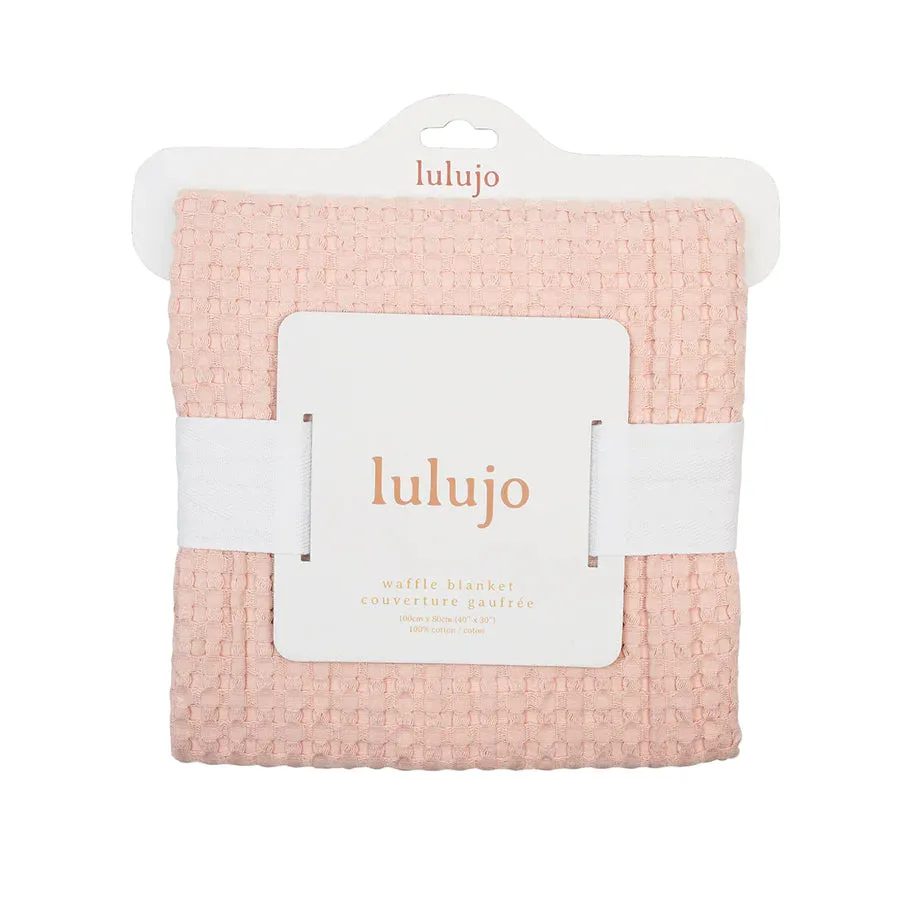 Lulujo Waffle Blanket – Ballet Slipper