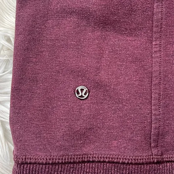 {Lululemon} Wrap Up Jacket with Hood in Heathered Bordeaux Drama - Women's 4