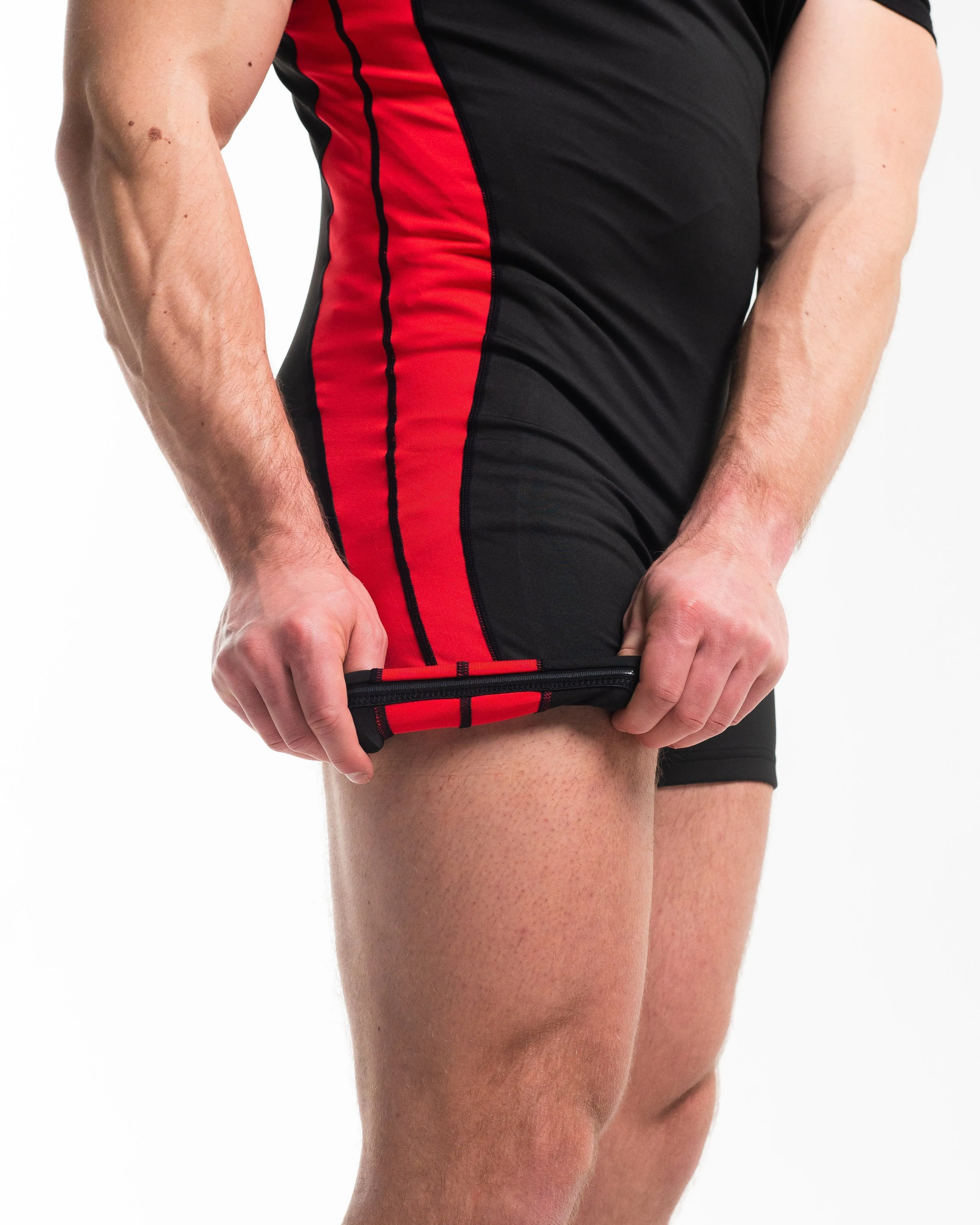 Luno Men's Singlet - IPF Approved - Red Dawn