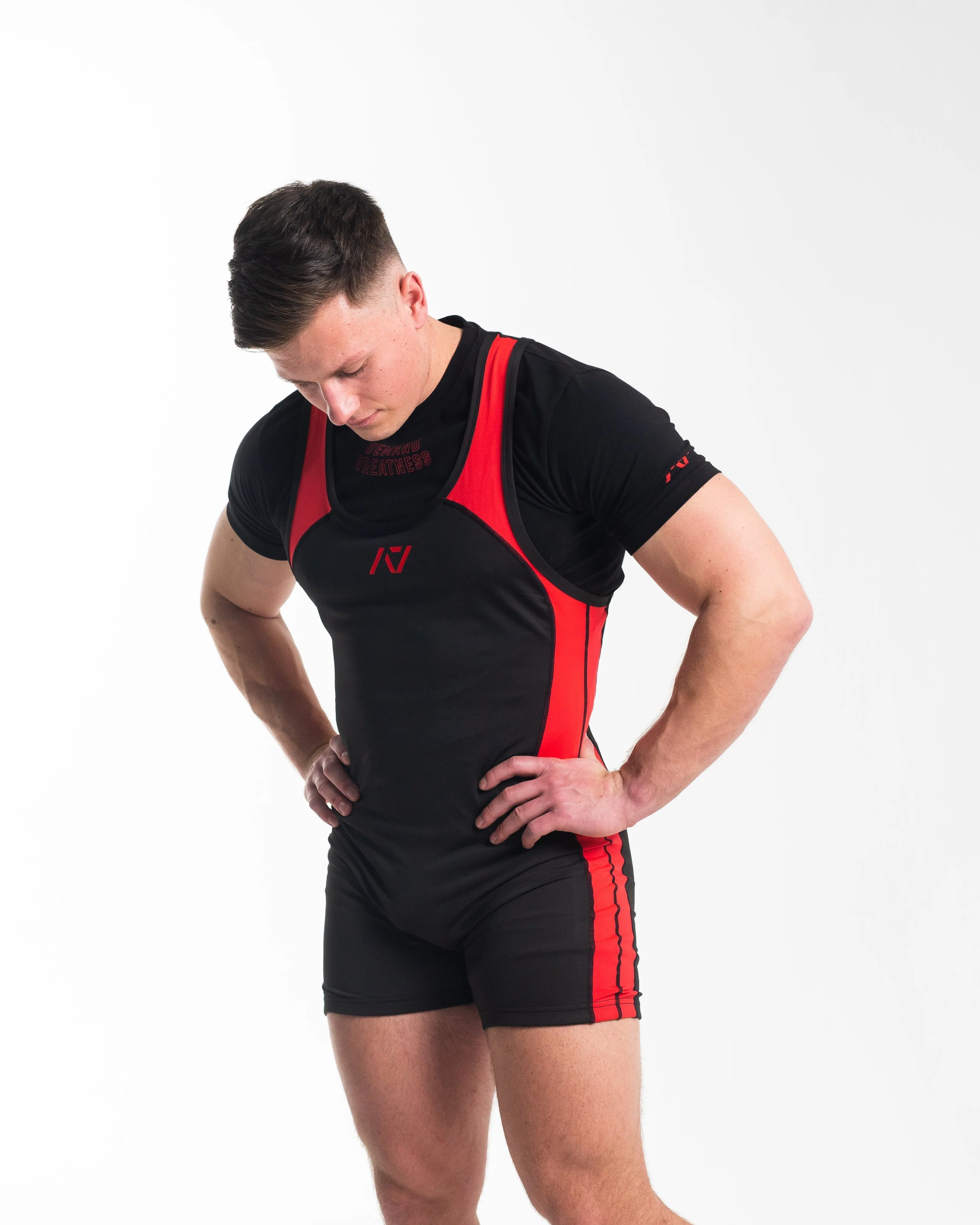 Luno Men's Singlet - IPF Approved - Red Dawn