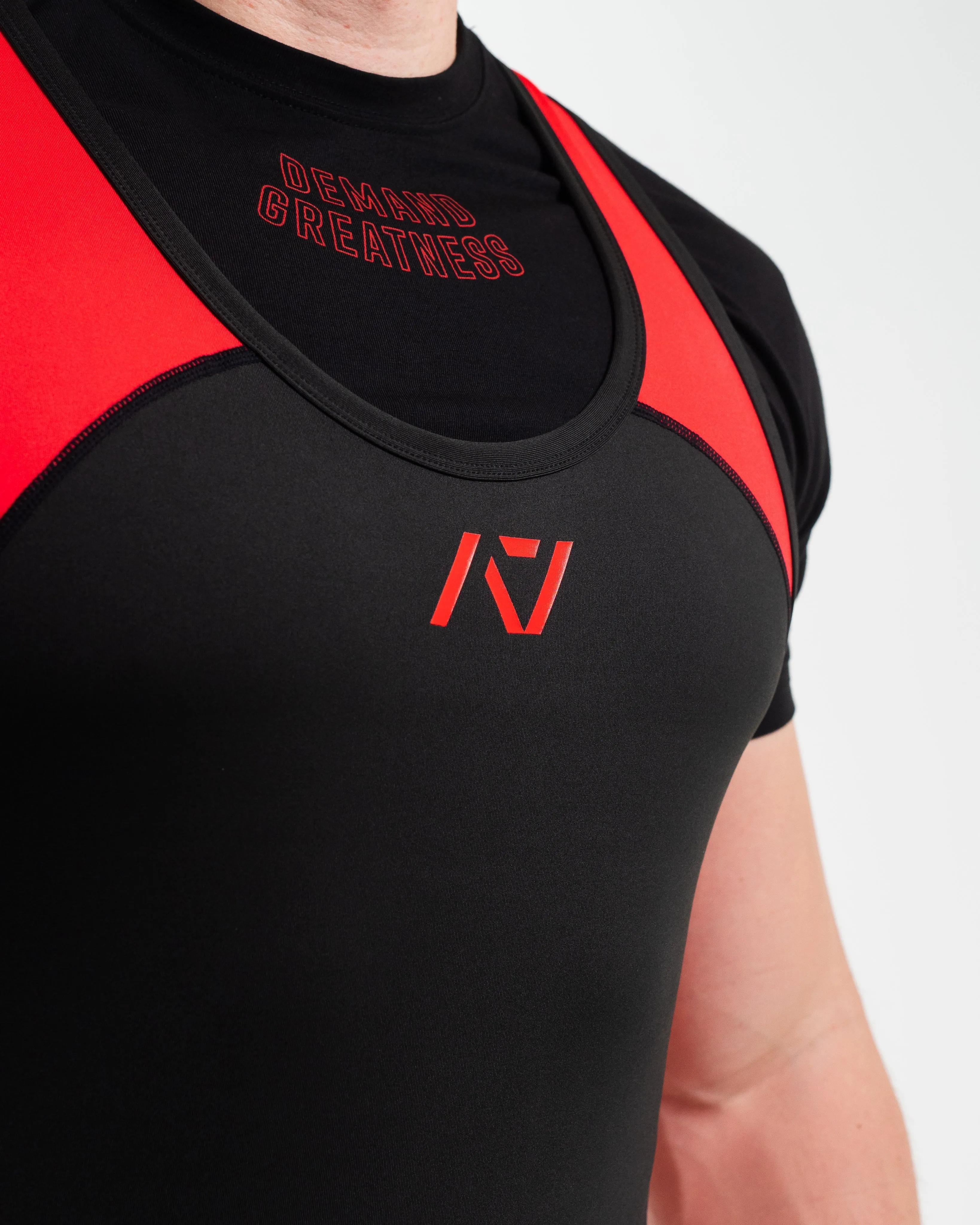 Luno Men's Singlet - IPF Approved - Red Dawn