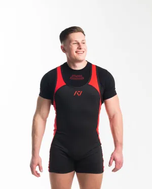 Luno Men's Singlet - IPF Approved - Red Dawn