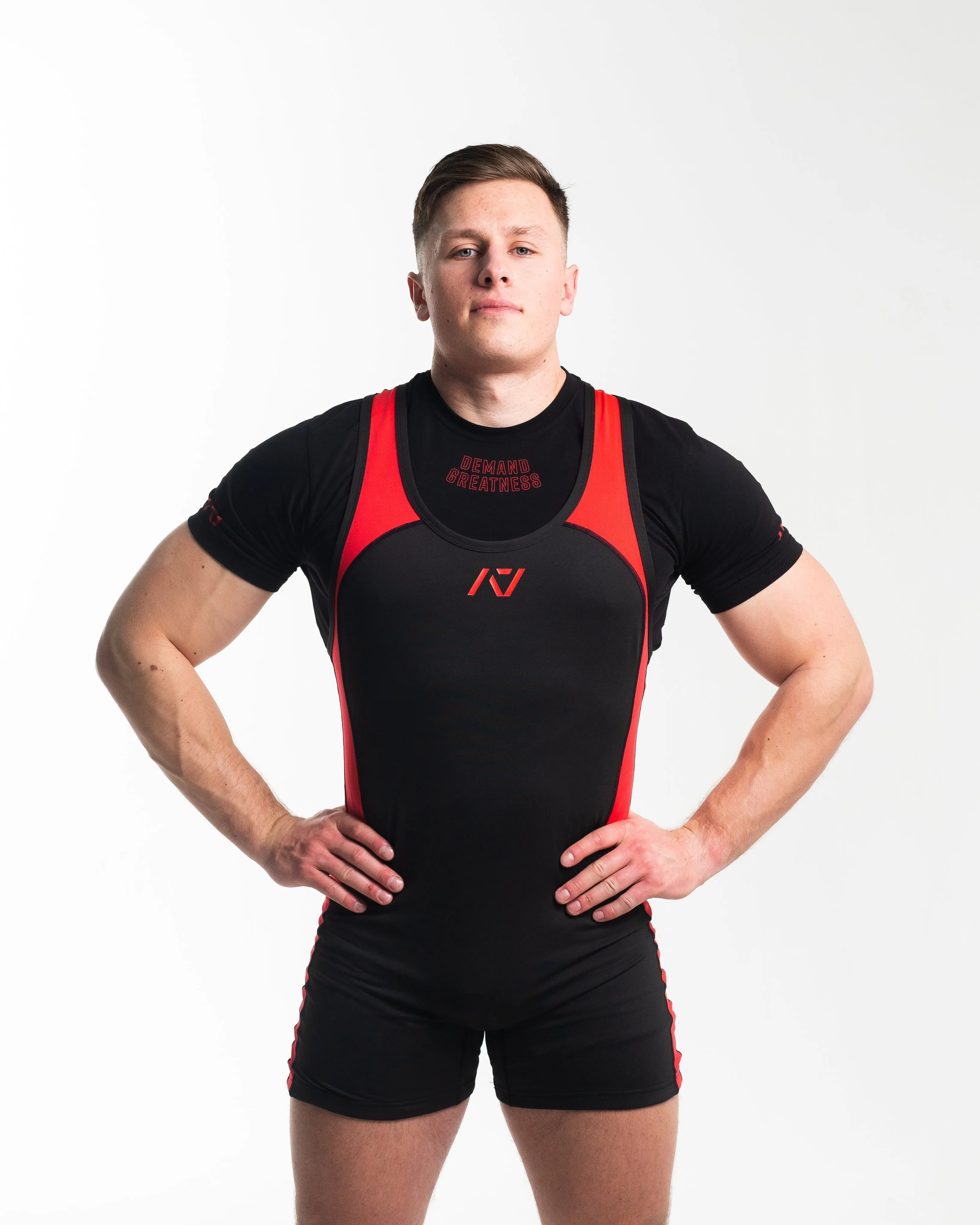 Luno Men's Singlet - IPF Approved - Red Dawn