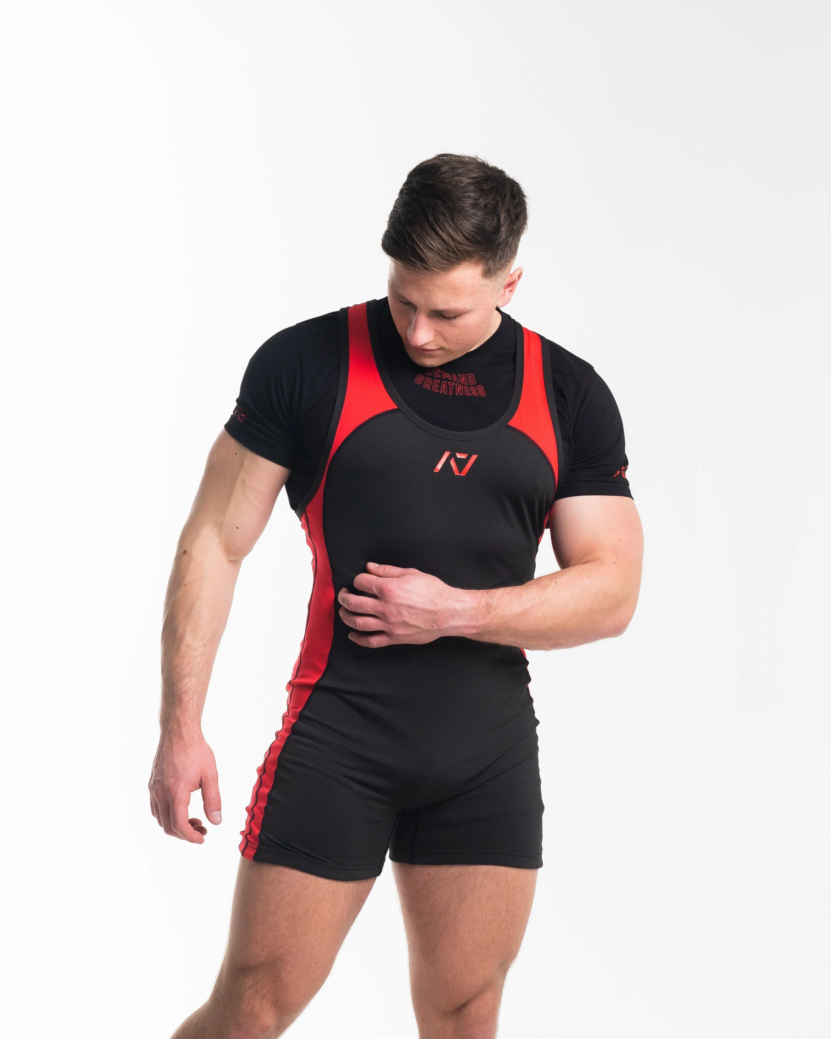 Luno Men's Singlet - IPF Approved - Red Dawn