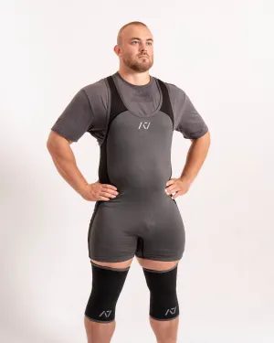 Luno Men's Singlet - IPF Approved - Shadow Stone Grey