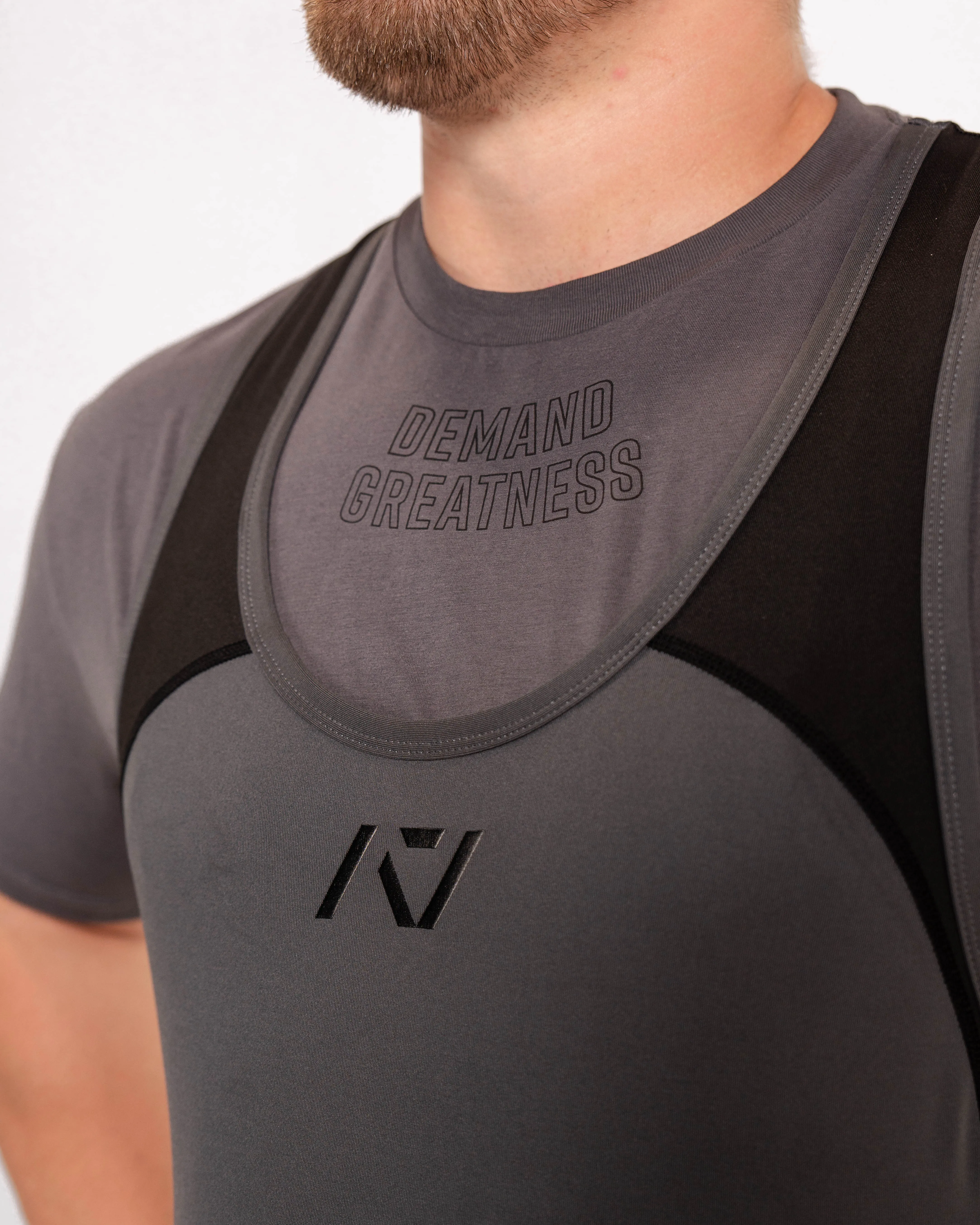Luno Men's Singlet - IPF Approved - Shadow Stone Grey