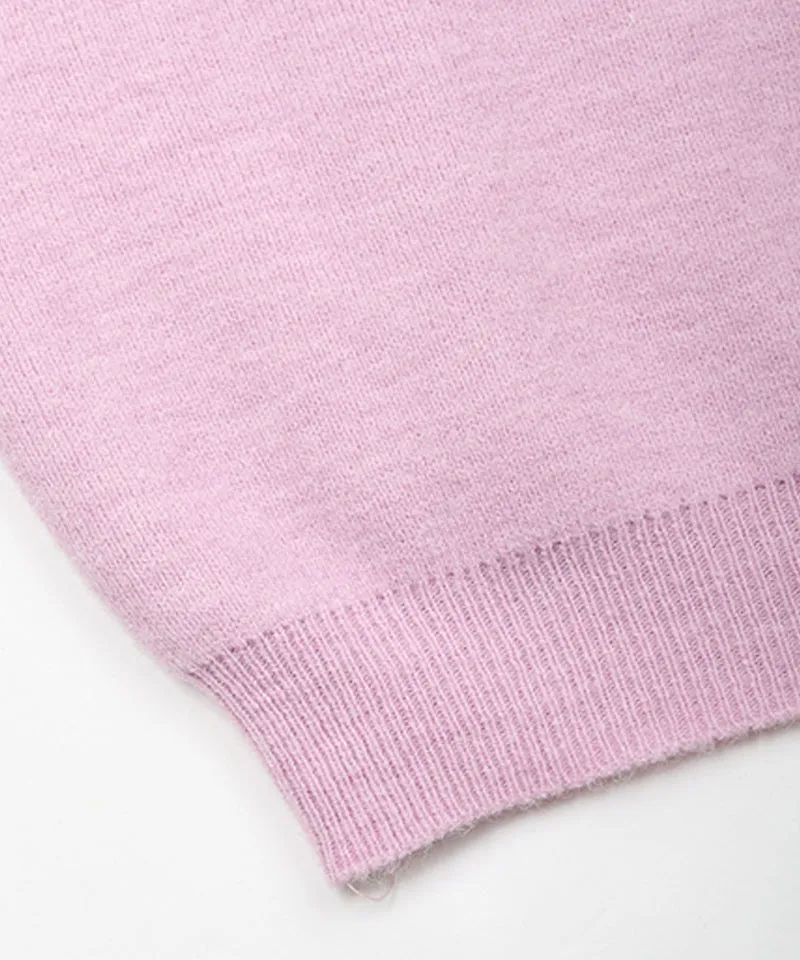 MACKY Golf: Logo Short-Sleeved Knit T-Shirt - Pink