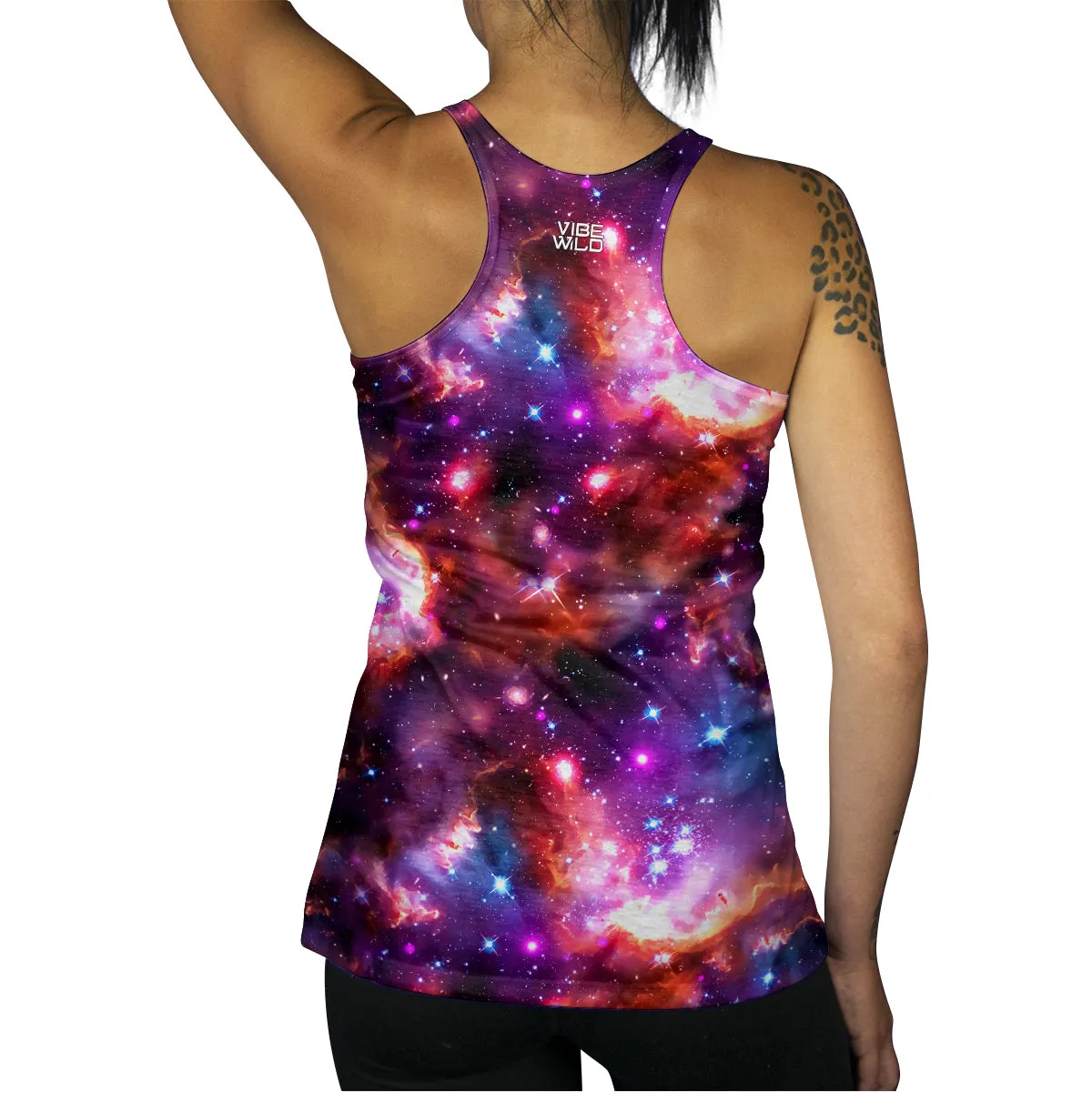 Marble Galaxy Racerback Tank
