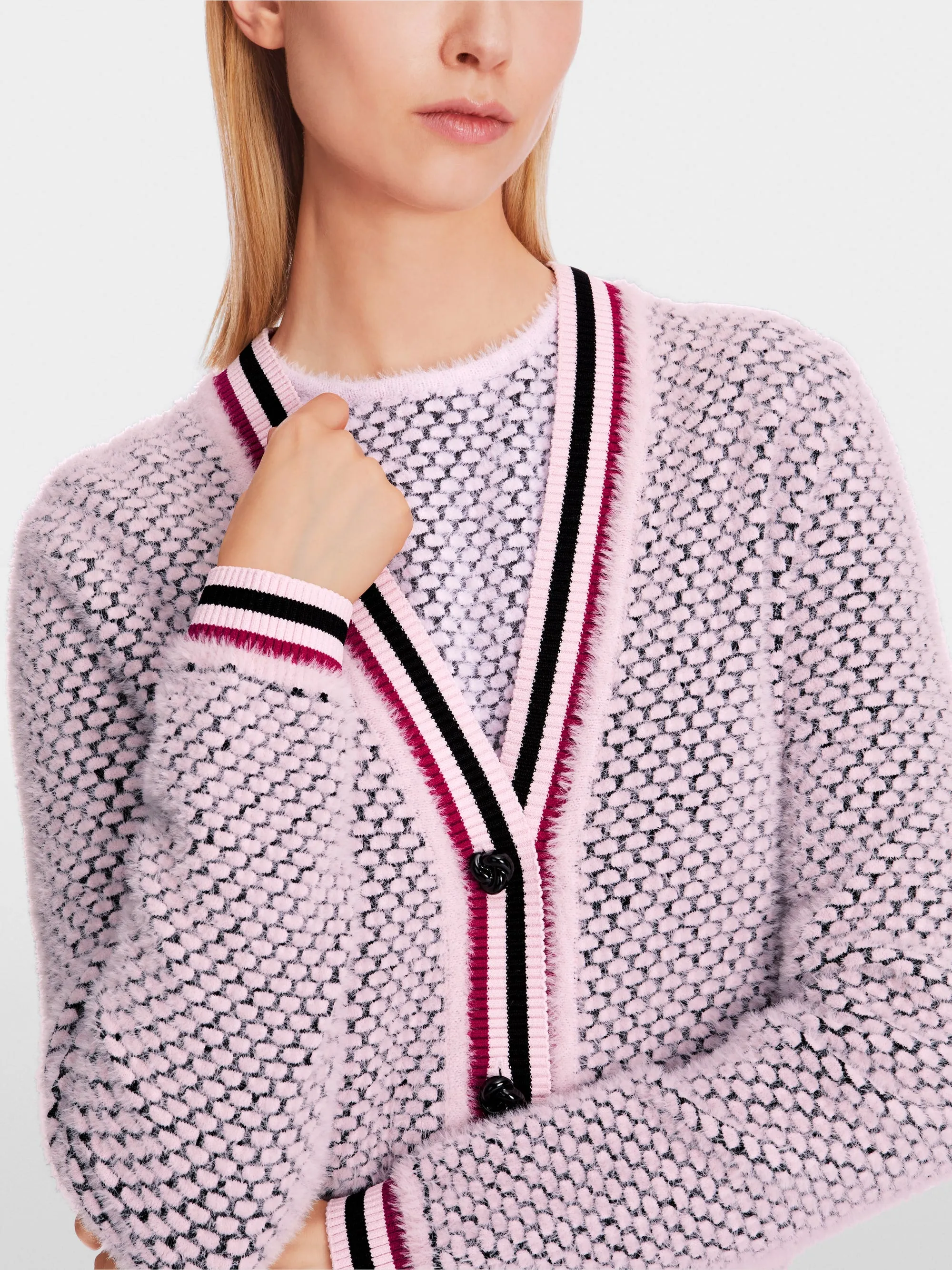 Marc Cain Cardigan in Bright Rose Tan
