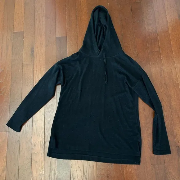 Max &amp; Mia Women's 2 Piece Live In Lounge Set Pullover Hoodie Small Black