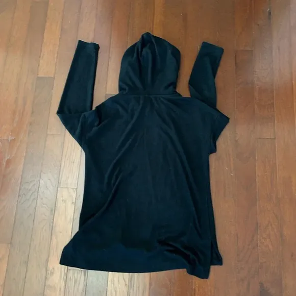 Max &amp; Mia Women's 2 Piece Live In Lounge Set Pullover Hoodie Small Black