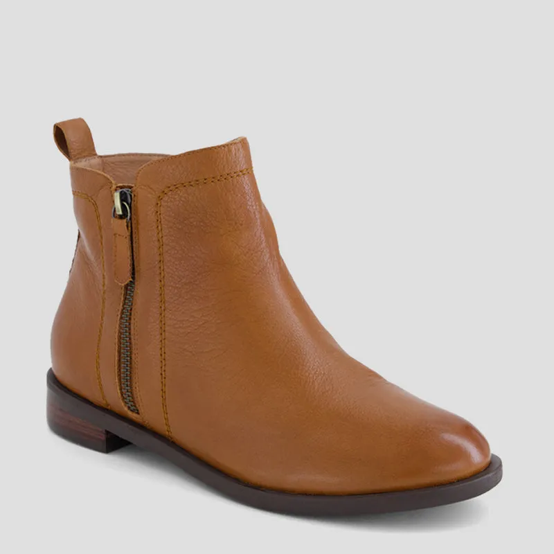 MCTEAL XW - DARK TAN LEATHER