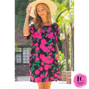 Mean Something Floral Dress