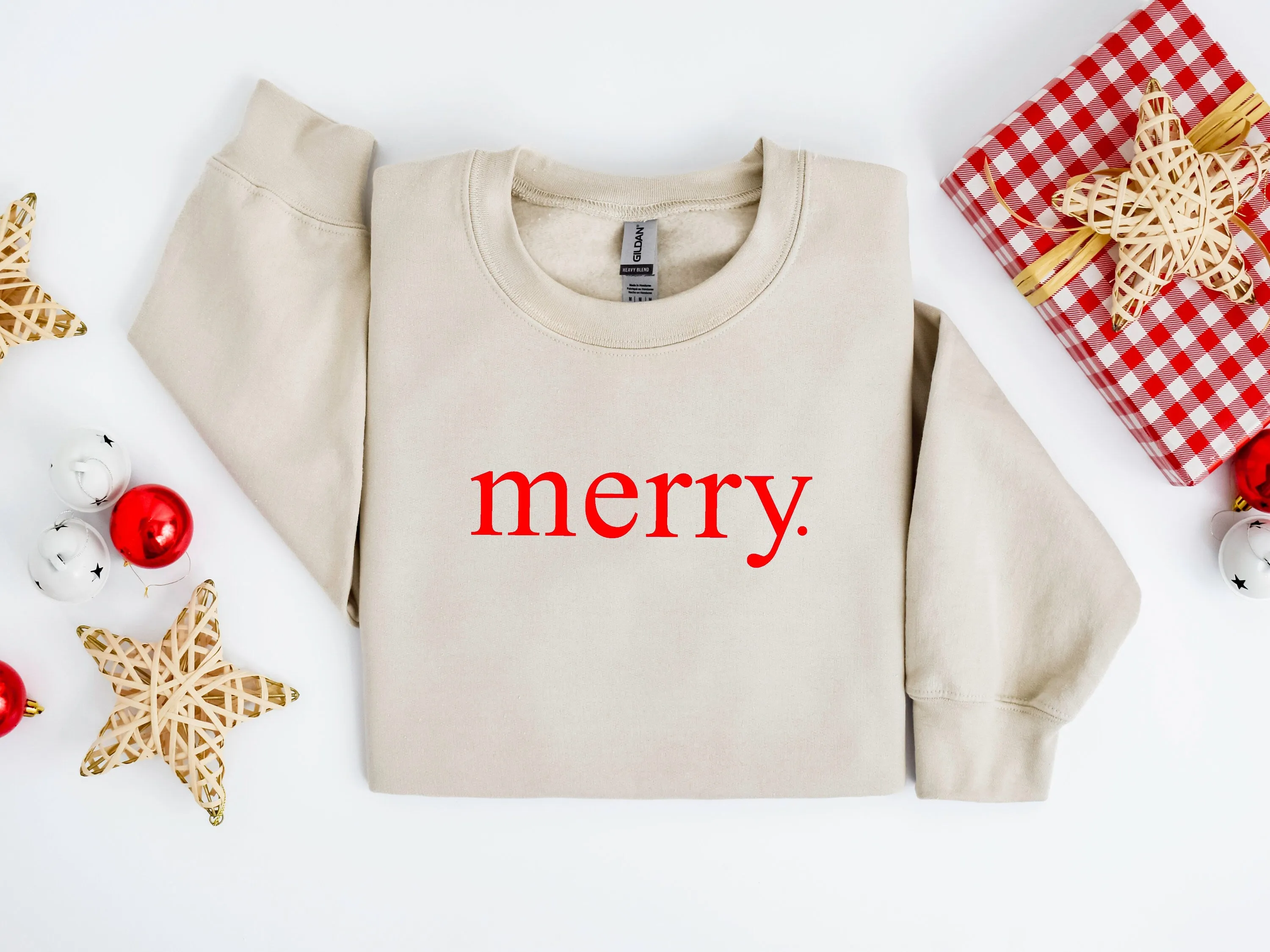 Merry. Christmas Womens Festive T-Shirt