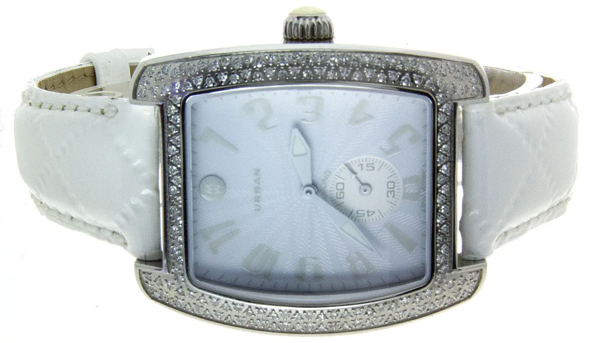 Michele Urban Blanc Diamond Watch