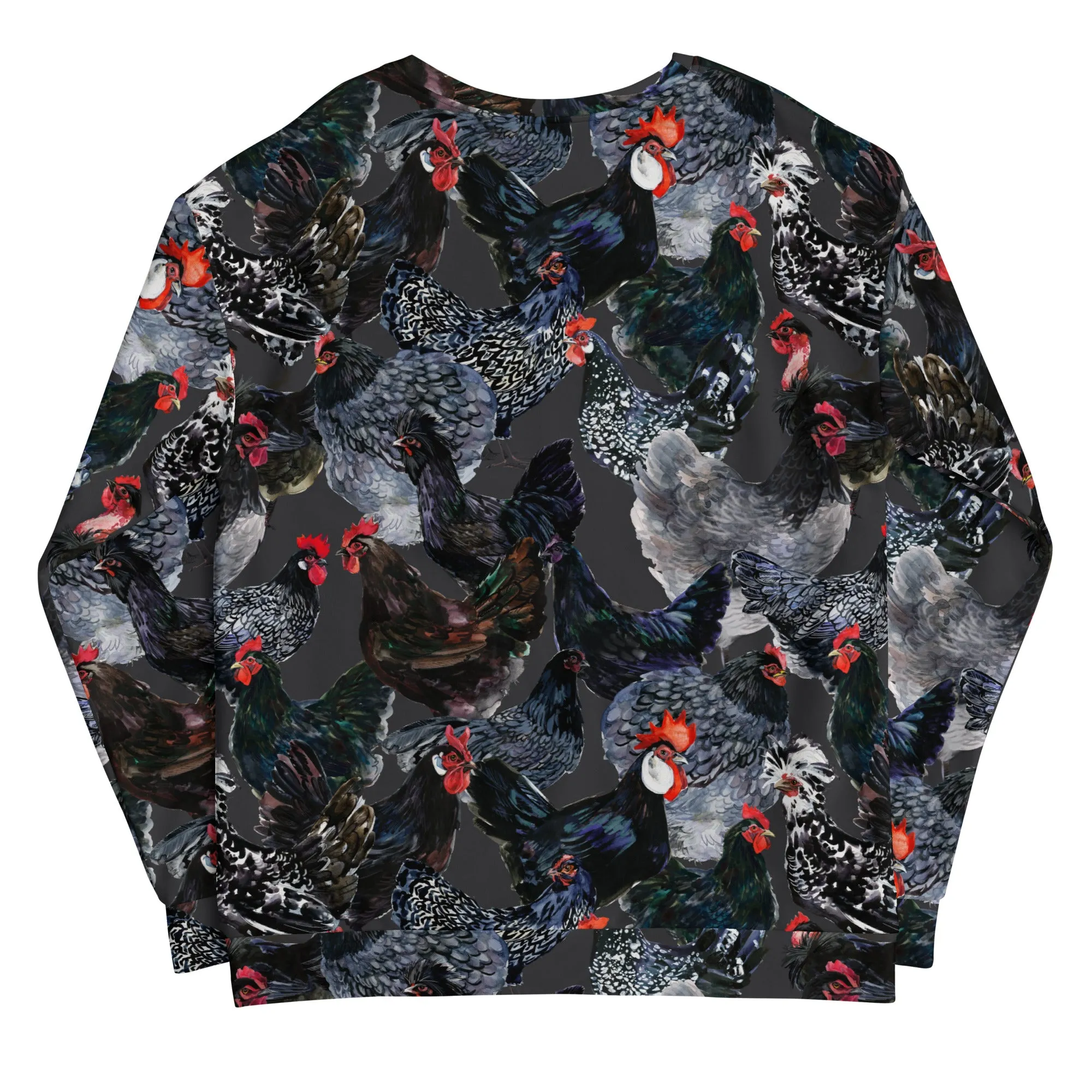 Midnight Chickens Unisex Crewneck Sweatshirt