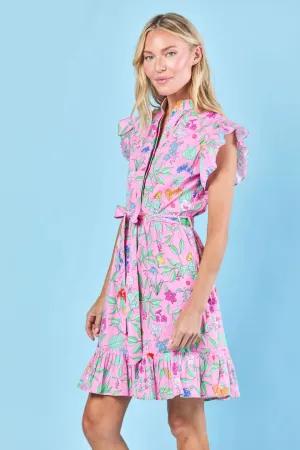 Miller Dress (Pink Wildflower)